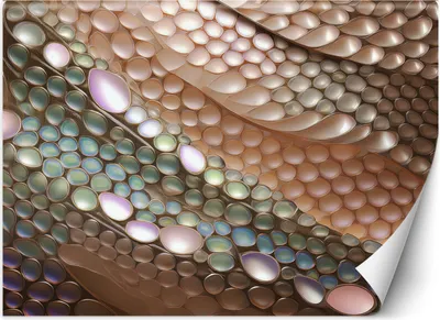 Immagine prodotto di Murale grande astratto colorato carta da parati per pareti 300x210 cm colore Beige tema Sfondi e texture