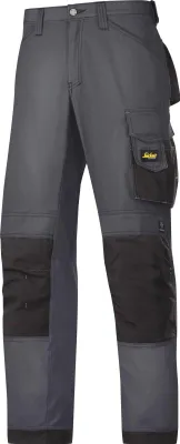 Produktbild von Snickers: 3313 Rip-Stop™ Hose ohne Holstertaschen -stahlgrau-schwarz 5804-254