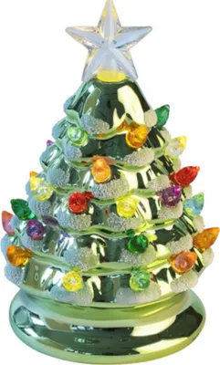 Produktbild von Gift Company Luce Weihnachtsbaum mit LED grün 13,5cm