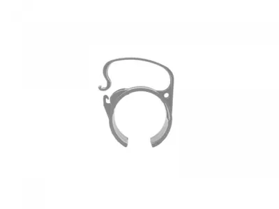 Produktbild von SNAP Befestigungsklammer light silber 4x