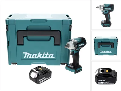 Produktbild von Makita DTW 300 F1J Akku Schlagschrauber 18 V 330 Nm 1/2" Brushless + 1x Akku 3,0 Ah + Makpac - ohne Ladegerät