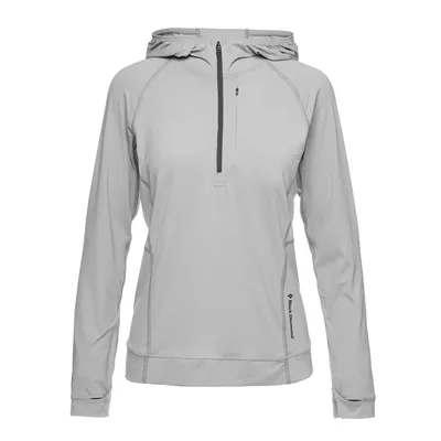 Obrázek produktu pro Mikina Alpenglow Pro Hoody, dámská – Black Diamond, barva: 1016-Pewter, velikost: S