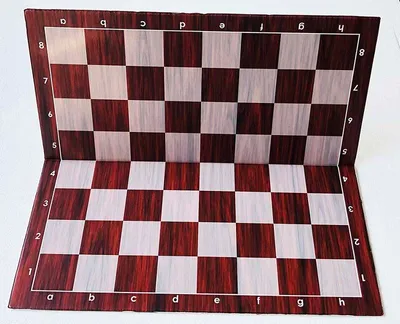 Immagine prodotto di Scacchiera pieghevole in plastica n. 6 (campo 57 mm) - Imitazione legno