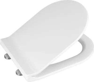 Image de WENKO Premium SIÈGE WC HABOS Abaissement automatique Couvercle WC Lunettes blanc