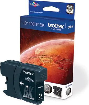 Produktbild von Brother LC1100HYBK schwarz (ca. 900 S) Tintenpatrone