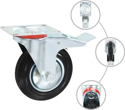 Immagine prodotto di vidaXL 12 pezzi Ruote girevoli 160 mm