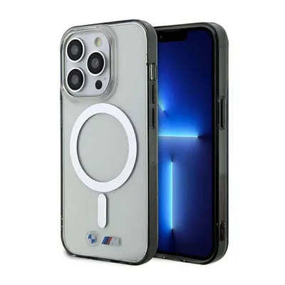 Produktbild von Bmw Silber Ring Magsafe Fall für Iphone 14 Pro - Transparent