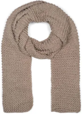 Productafbeelding van styleBREAKER Dames, lange gebreide sjaal met een golvend breipatroon, warme winterse gebreide sjaal, effen kleur, artikelnummer 01018168