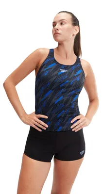 Produktbild von Speedo Damen Hyperboom Tankini | Schnell trocknend | Training | Fitness | Chlorb