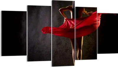 Produktbild von Bild auf Leinwand - Leinwandbild - Schönheit Körper Tänzer Mädchen - 160x85cm - Wand Bild - Wanddeko - Leinwanddruck - Bilder - Kunstdruck - Leinwand bilder - Wandkunst - EA160x85-2160