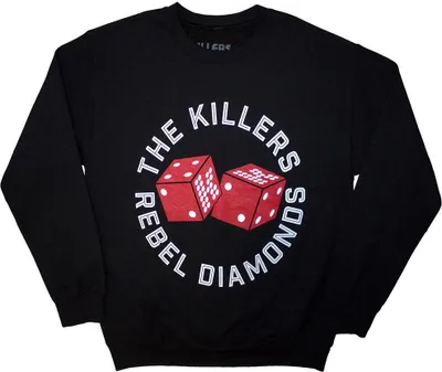 Obrázek produktu pro The Killers - Mikina "Tour '24 Rebel Diamonds" pro muže/dámy Uni RO13092 (M) (Black)