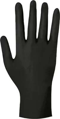 Produktbild von Meditrade - Einmalhandschuhe Nitril black - Größe M  - 10x100Stk.