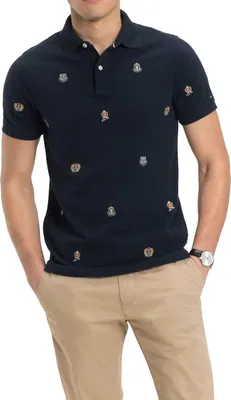 Produktbild von Tommy Hilfiger Herren Polo Shirt Crest Embroidery Slim Polo