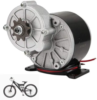 Productafbeelding van 24V 350W Elektrische motor met reductie voor scooters - DC-schakelmotor voor verbeterde prestaties en efficiëntie