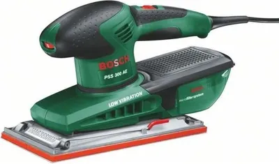 Image de Ponceuse vibrante BOSCH PSS 300 AE Microfiltre, 250W, Filaire, Surface 264 cm², Coffret