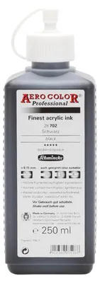 Produktbild von Schwarz 250ml Schmincke Aero Color 28 702 027 Airbrush Farbe