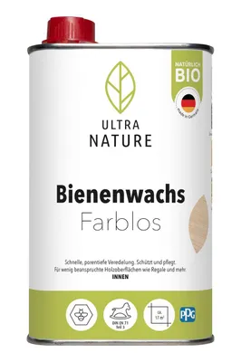 Produktbild von Ultra Nature Bienenwachs 0,5 L farblos