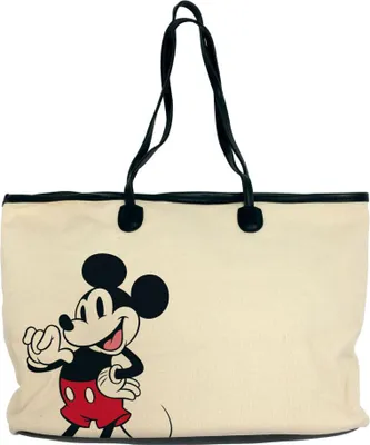 Produktbild von Mickey Mouse Canvas 36x27x16 Cm Tasche Beige Beige One Size