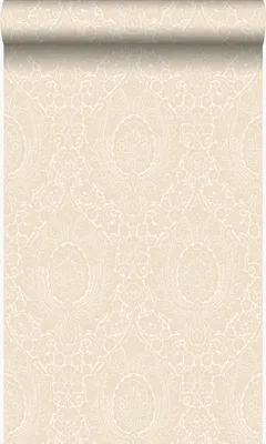 Produktbild von Origin Wallcoverings Tapete Ornamente Crême-Beige 53 cm x 10.05 m