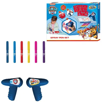 Produktbild von van der Meulen Paw Patrol Sprühstift-Set - Kreatives Malset für Kinder