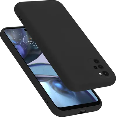 Image de Cadorabo Housse pour Motorola MOTO G22 Housse en noir Housse pour portable Case Cover TPU Etui