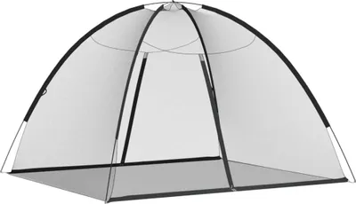 Obrázek produktu pro vidaXL Moskytiérový stan Mongolian 220 Black 200x180x135 cm