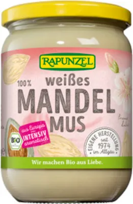 Produktbild von Rapunzel Bio Mandelmus weiß aus Europa 6x500g