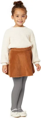 Produktbild von Merry Style Kinder Strumpfhose für Mädchen Microfaser 60 DEN WLSS001 (Grau-2, 104-110)