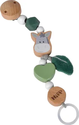 Produktbild von Eichhorn Baby Babywelt Holz HIPP Schnullerkette grün 100005860