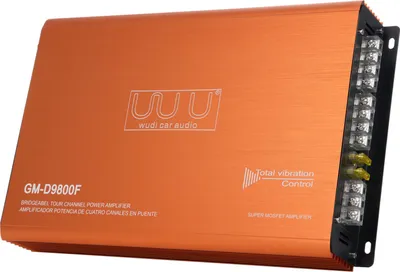 Image de Wudi-Audiosysteme, 4 Kanalautoverstärker, x 100 W 4-16 Ohm Amplificateur de courant stable