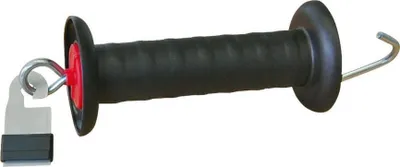 Produktbild von AKO Torgriff Premium schwarz, Litzclip 20?mm, Federzugbegrenzung, Weidezubehör