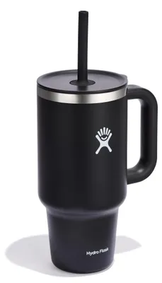 Image de Mug thermique avec paille Hydro Flask 32 Noir