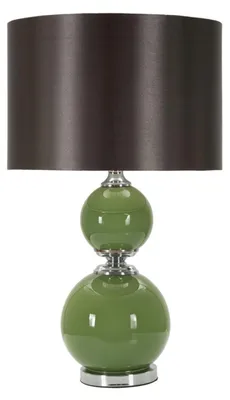 Obrázek produktu pro Stolní lampa Mauro Ferretti Eva Two E27 Ø 38x65 cm zelená černá