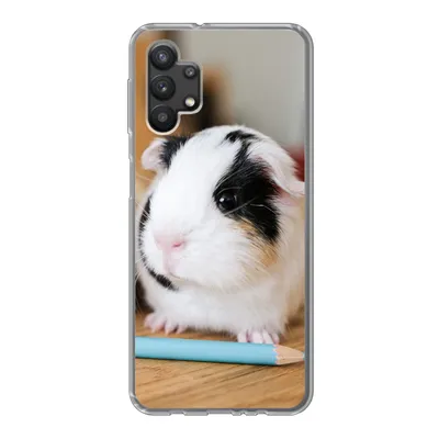 Produktbild von MuchoWow® Handyhülle Schutzhülle Hülle für Samsung Galaxy A32 5G Entzückende Baby-Meerschweinchen Silikon Softcase Handy Hülle - Softcase