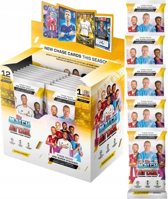 Produktbild von Match Attax 2026 Topps CHAMPION LEAGUE 5 packs of 60 cards