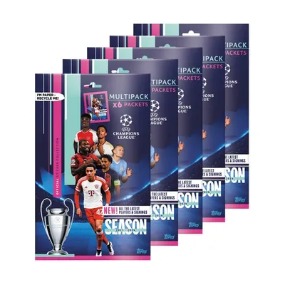 Immagine prodotto di Topps - Champions League 2023/24 - Sammelsticker - 5 Multipack