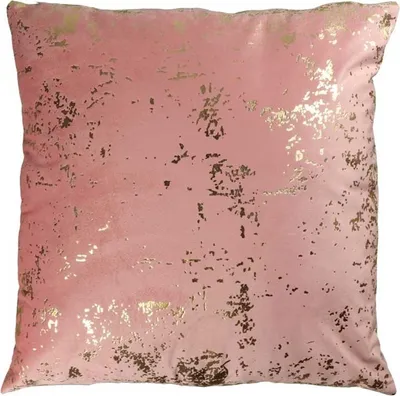 Produktbild von Kissenhülle, Kissenbezug METALLIC 45x45cm ash rose rosa gold LEMETEX WA