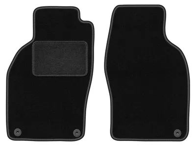 Immagine prodotto di Wielganizator tappetini auto velours anteriori adatto per Saab 9-3 I (1998-2003, cabriolet) neri, set 2 pz, con fissaggi