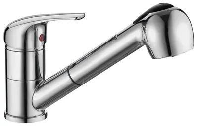 Produktbild von AQUALINE 40 Küchenarmatur mit ausziehbarer Spülbrause, Chrom