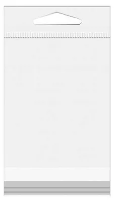 Produktbild von Headerbeutel Transparent 9.7x14.2cm Wiederverschließbar (100 Stück)