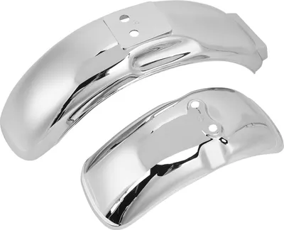 Image de Garde-boue moto chromé Splash Guard pour Z50 Z50A Z50J avec roues de 8 ou 10 pouces