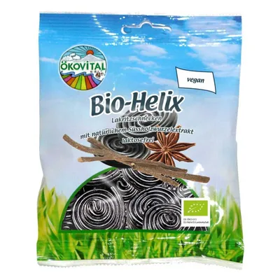 Zdjęcie produktu dla Okovital S12200100, Miękkie cukierki, 100 g, Lukrecja, Czarny, Niemcy, 100 g