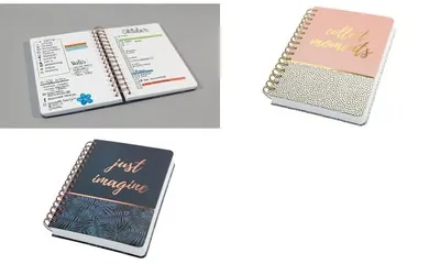 Image de SIGEL JN607 SIGEL Notizbuch mit Spirale Jolie® ca. DIN A5 punktraster