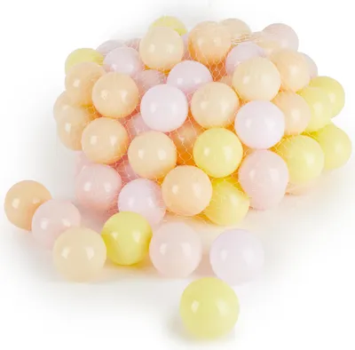Produktbild von Bieco Bälle für Bällebad Blossom | 100 Stück | Bunte Bälle | Bällebad Kinder | Bällebad Baby | Bällebad | Bällebad Bälle | Baby Ball | Ball Kinder | Spiele für draussen