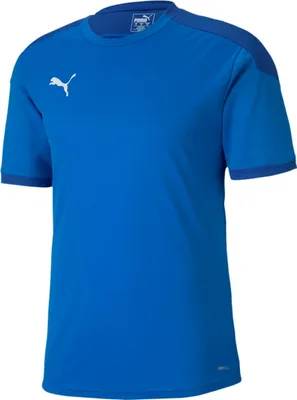 Produktbild von PUMA teamFINAL 21 Trainingsshirt electric blue lemonade/team power blue S