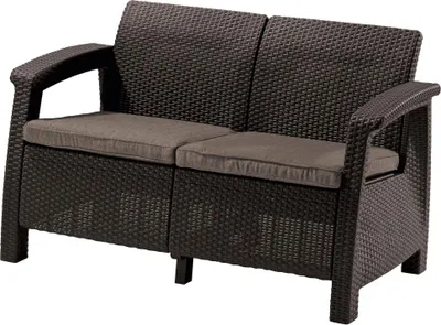 Obrázek produktu pro Zahradní pohovka Allibert Corfu Love Seat - Brown