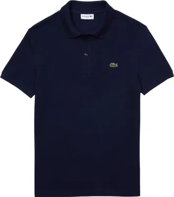 Immagine prodotto di Polo Lacoste slim fit blu scuro in cotone monocolore