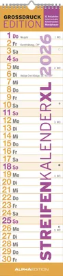 Image de AlphaEdition 160586 Planificateur à bandes - 11,3 x 49,5 cm, gris/rouge
