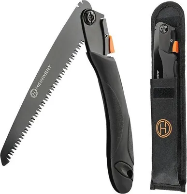 Produktbild von Famanu Klappsäge aus ultra hartem Kohlenstoffstahl - Zweifach verstellbare Astsäge für Garten und Outdoor