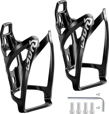 Produktbild von Fahrradflaschenhalter - Set mit 2 Stück - Leicht - Schwarz